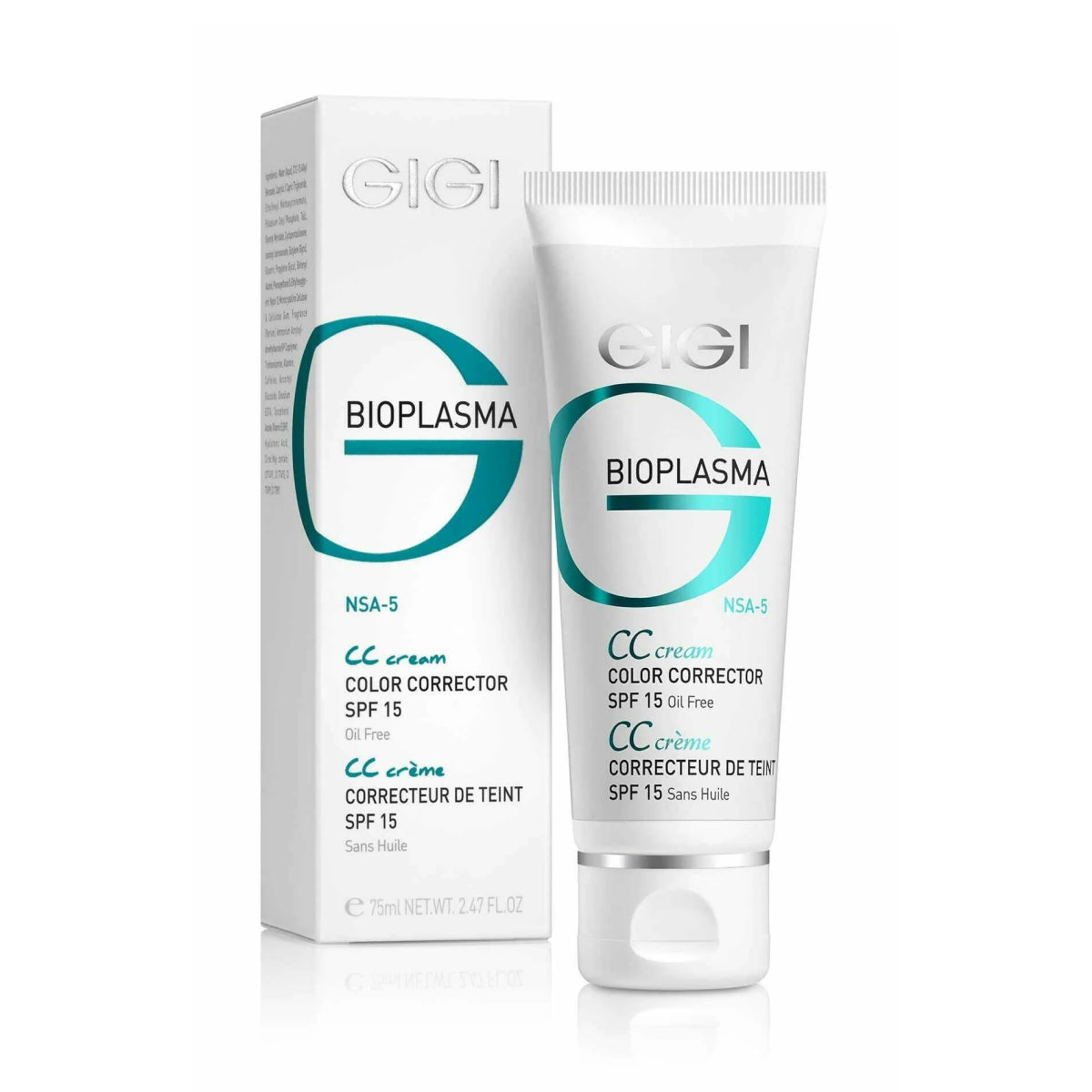 CC-крем для коррекции тона кожи GIGI Bioplasma SPF 15, 75 мл