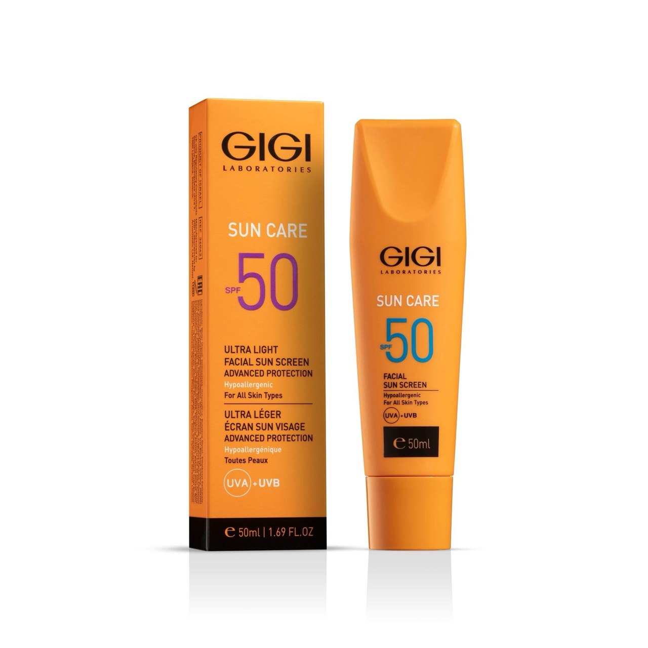 GIGI Sun Care Ultra Light näokaitsekreem SPF50 UVA/UVB kõikidele nahatüüpidele 50 ml
