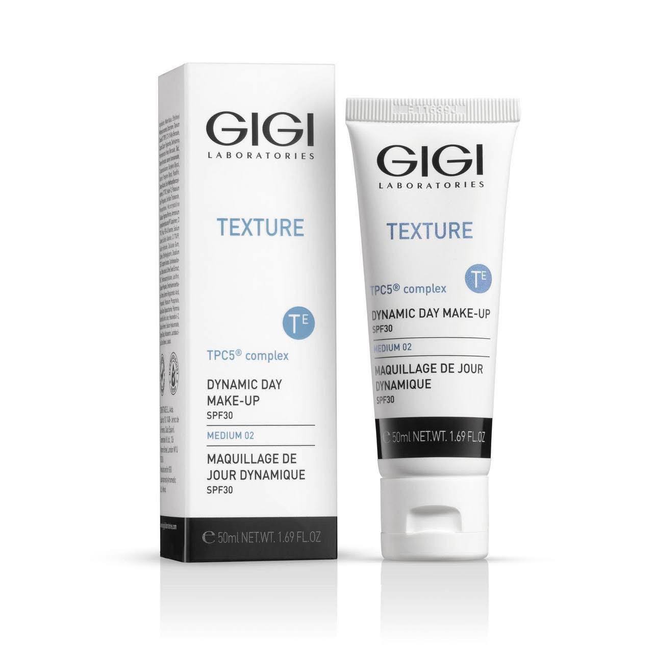 Тональный крем GIGI Texture Dynamic Day Make-Up SPF30 (оттенок Light 01, Medium 02)